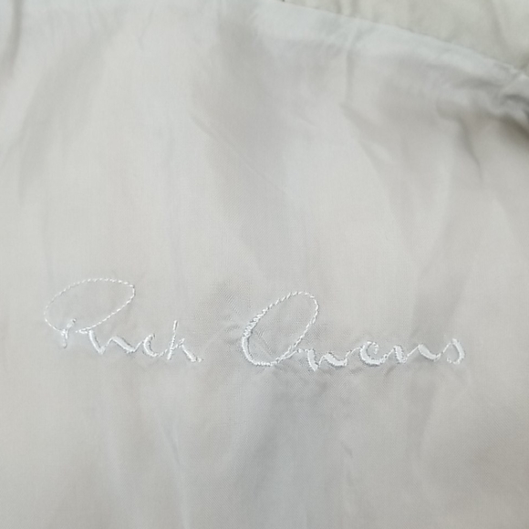 Rick Owens Biker Leather Blistered Sleeveless Vest In Pearl Size 6 - Picture 13 of 15